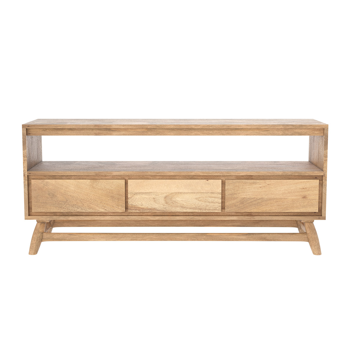 RENDEZ VOUS DECO Meuble TV en bois de manguier 120 cm