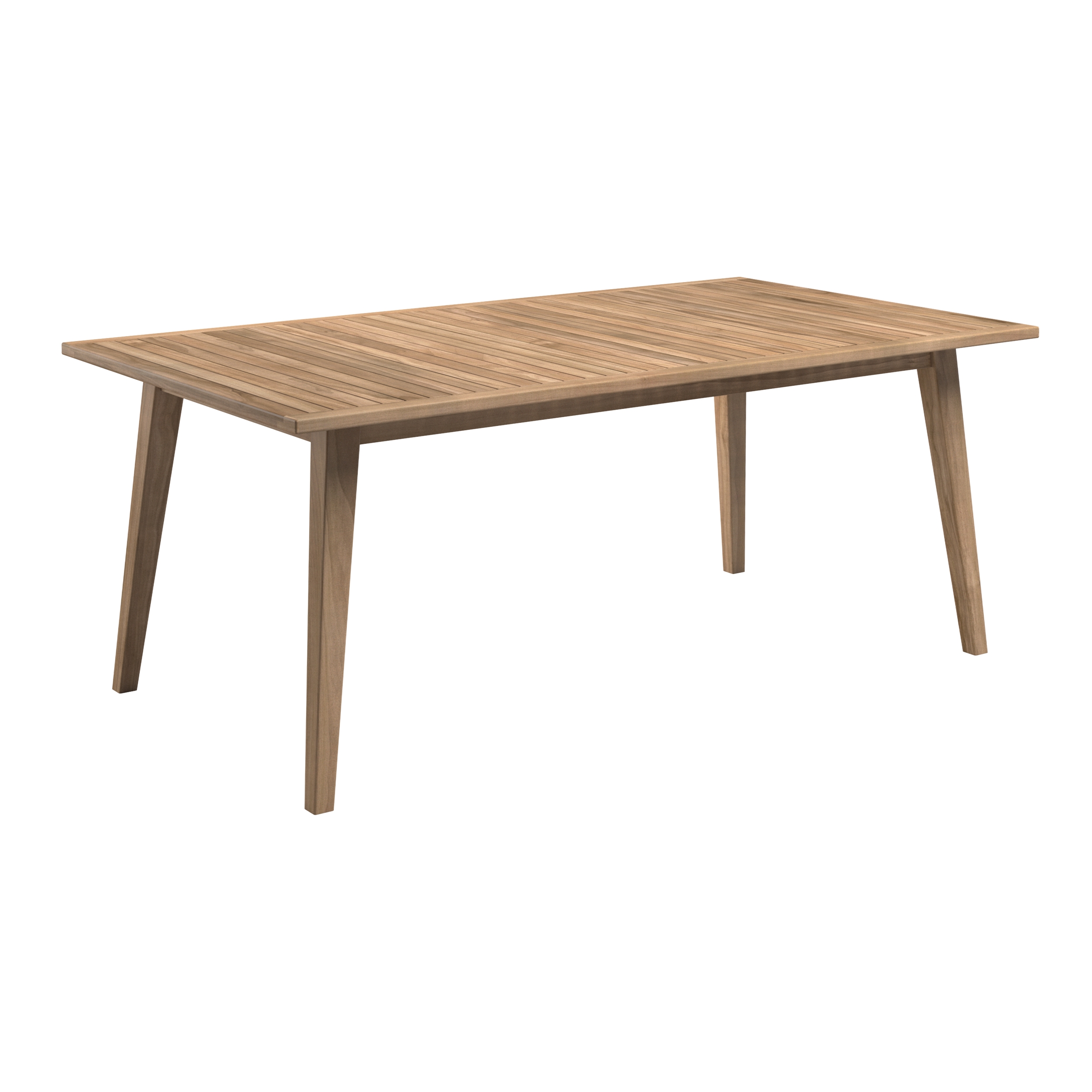 RENDEZ VOUS DECO Table de jardin rectangulaire 180cm en teck 8 personnes