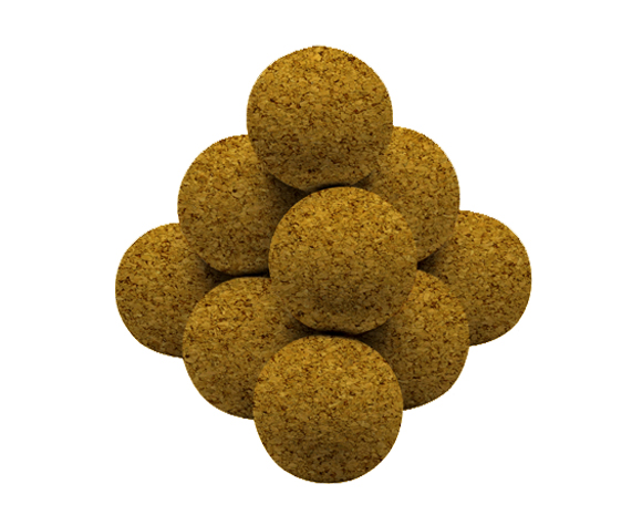 MISTER BABYFOOT Lot de 11 balles Missi en li&egrave;ge brut - Beige