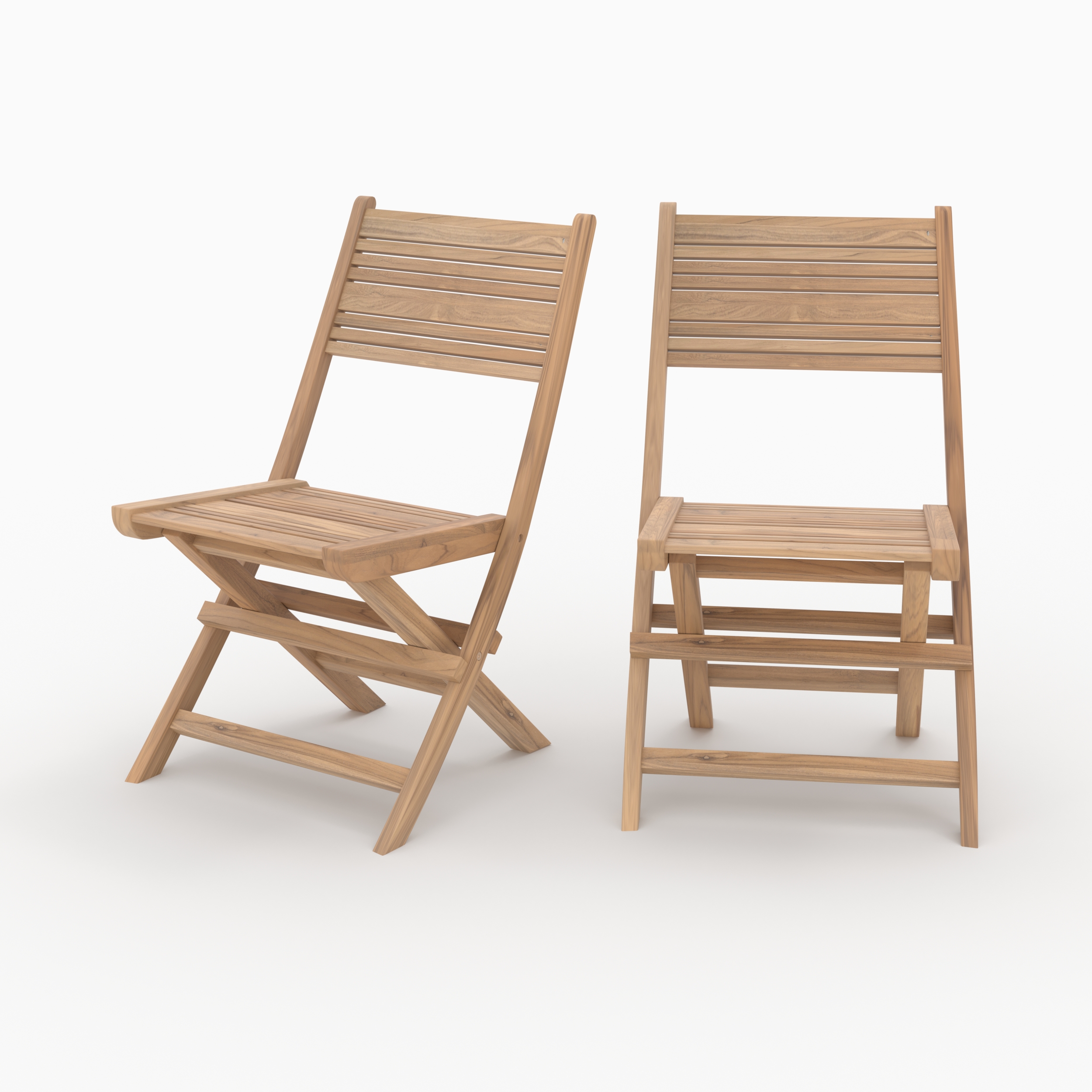 RENDEZ VOUS DECO Chaise de jardin pliante Nido (lot de 2)