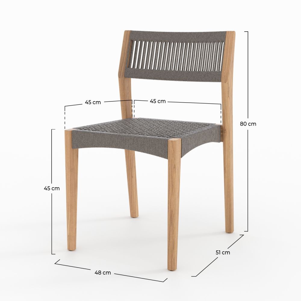 2 chaises de jardin en tissage en corde nusa lot de 2_1