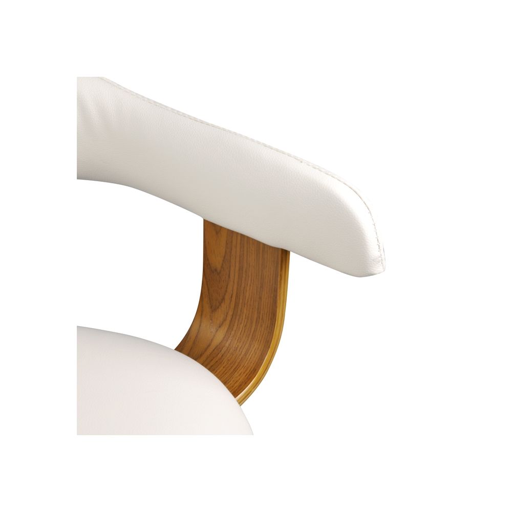 achat chaise confortable blanc bois fonce
