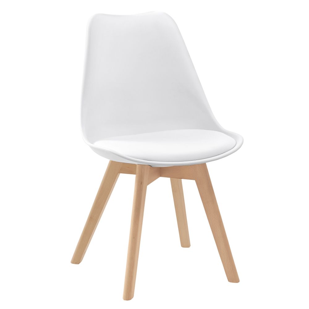 achat chaise design blanche