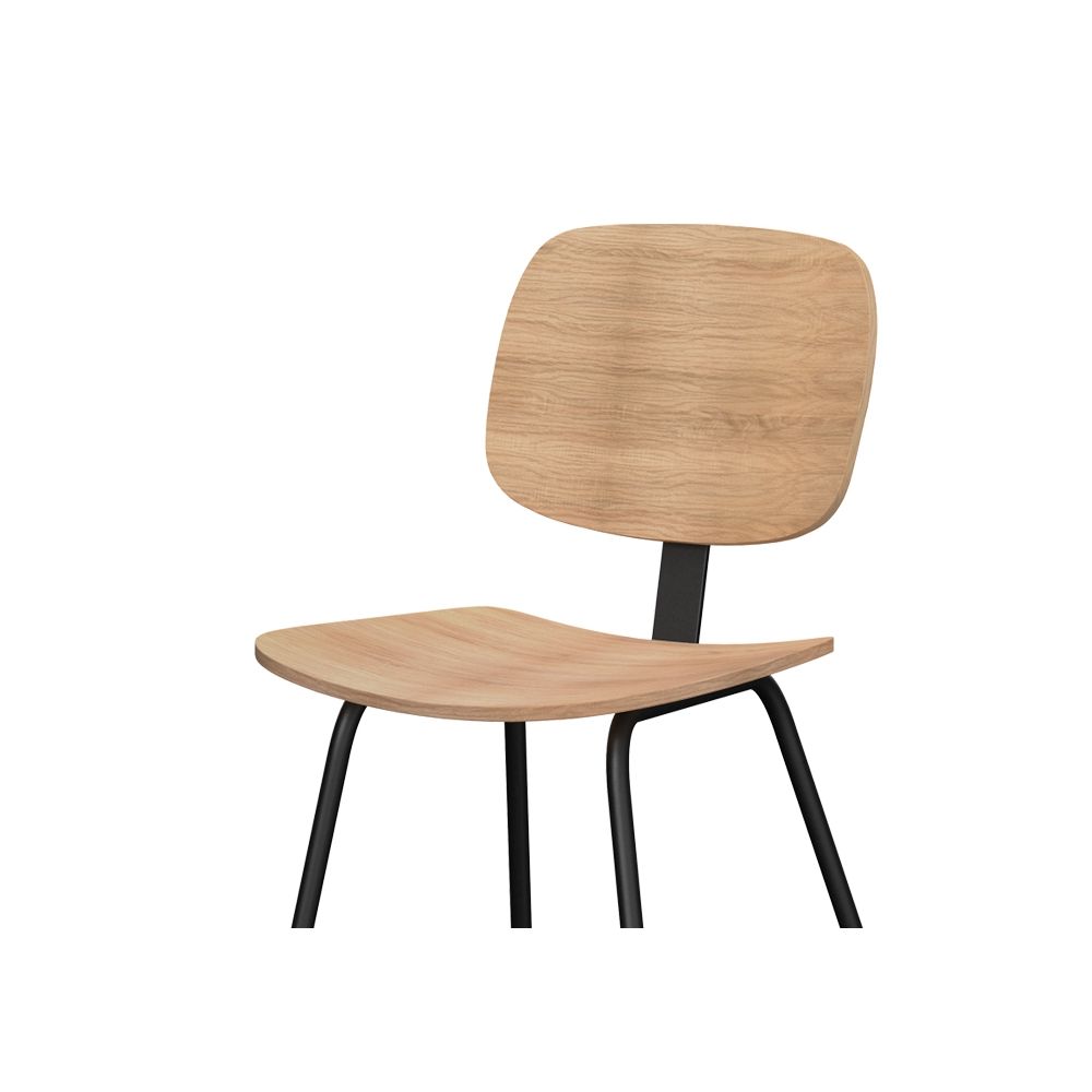 achat chaise design vintage bois metal