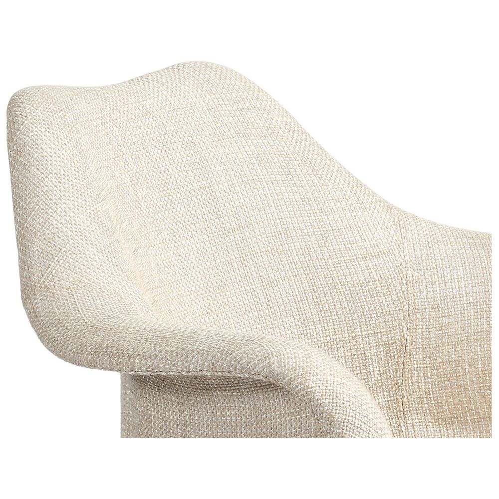 achat chaise tissu beige pieds bois