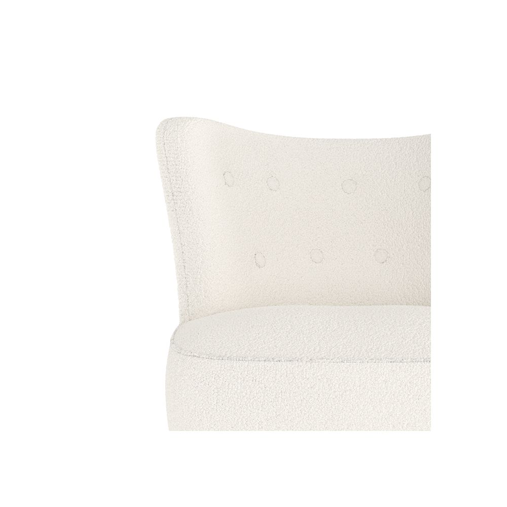 achat de fauteuil blanc effet laine bouclee_1