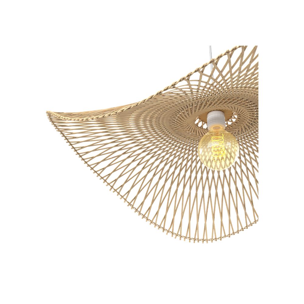 achat suspension jipi bambou avec fil blanc 75 cm design