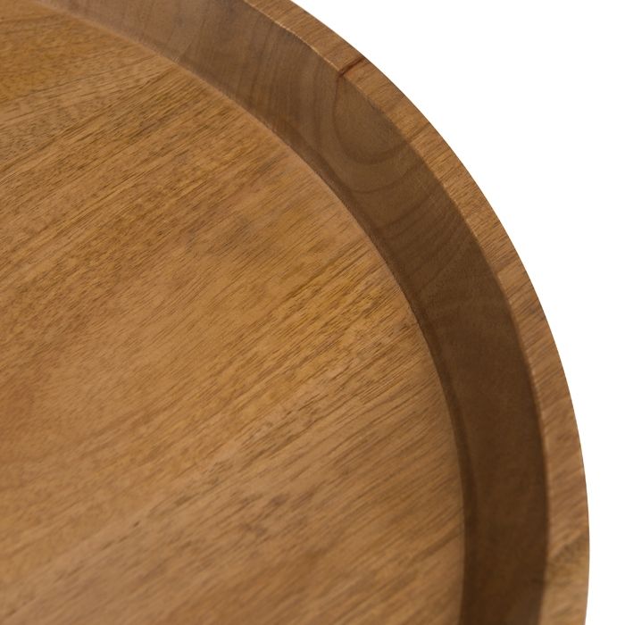 comprar mesa de centro redonda de madera