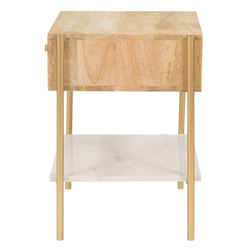 comprar mesilla de noche de madera de mango