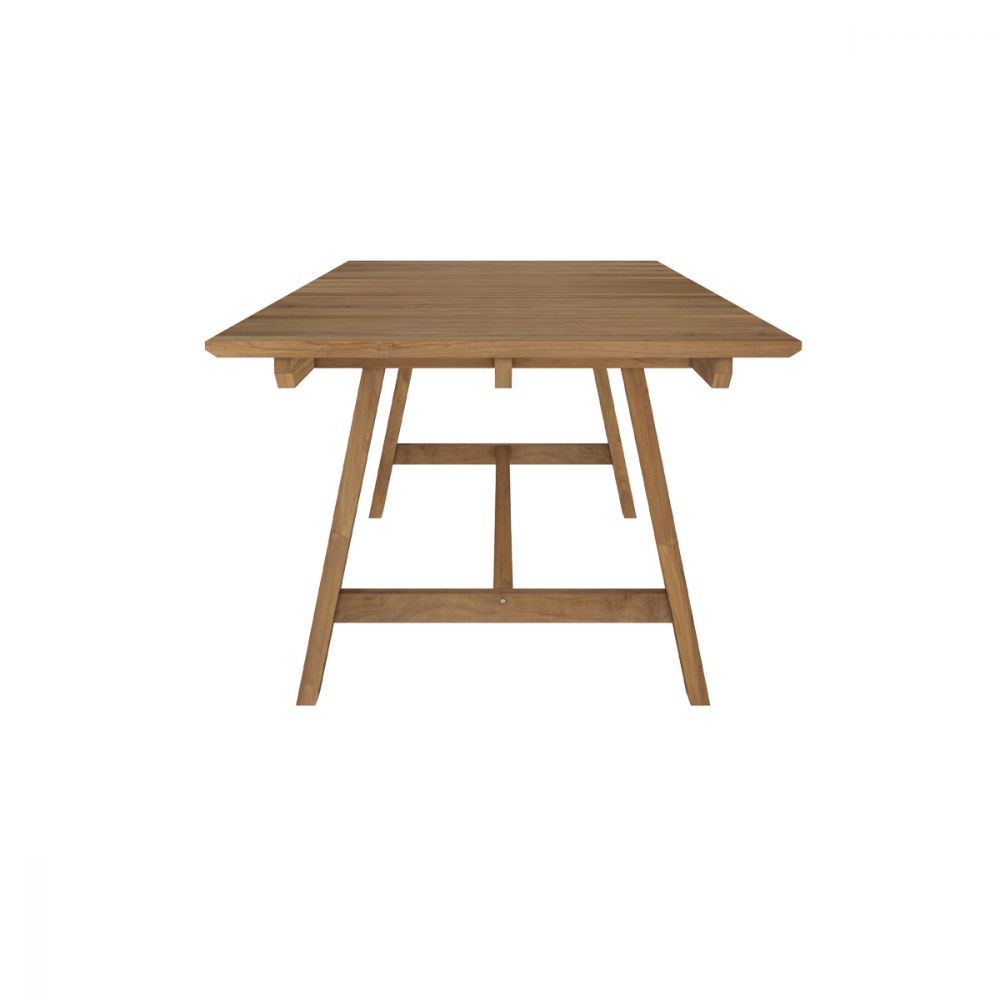 comprar mesa de jardín budi de teca maciza de 240 cm
