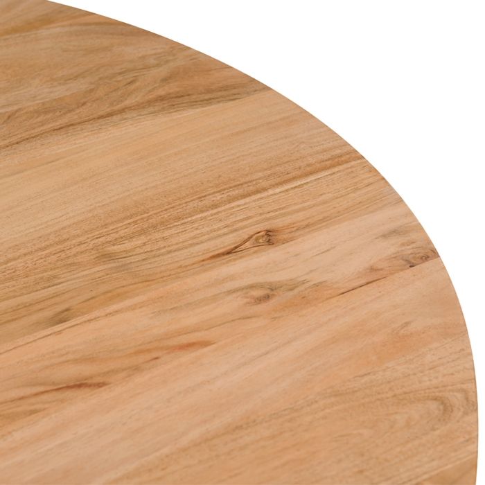 compra mesa redonda de 140 cm en madera de acacia