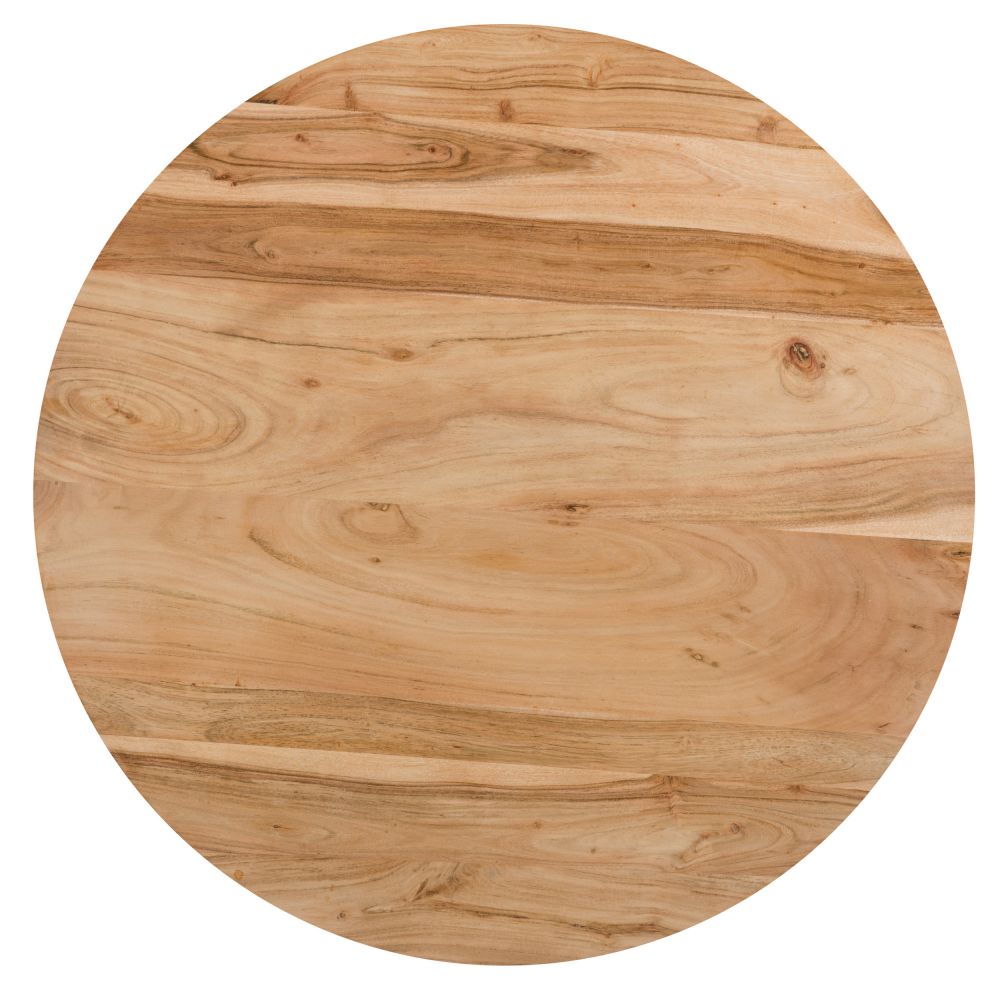 achat table ronde plateau bois
