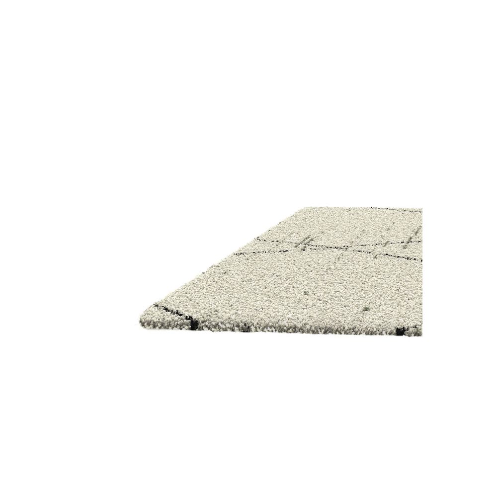 achat tapis blanc square rectangulaire tisse a motifs 160 cm 230 cm