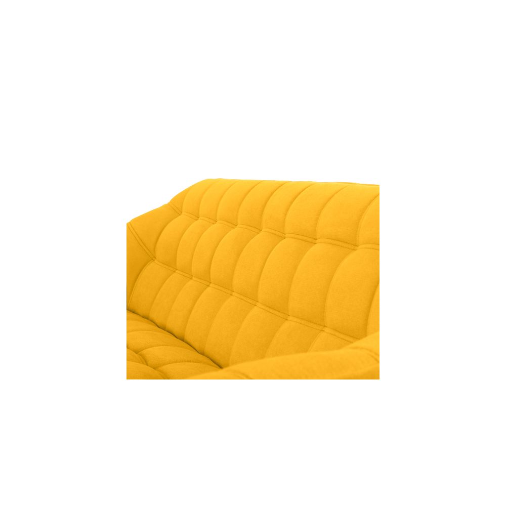 acheter canape confortable jaune tissu