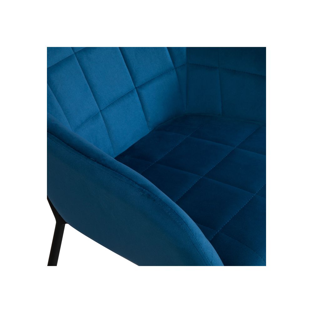 acheter chaise bleu fonce style art deco