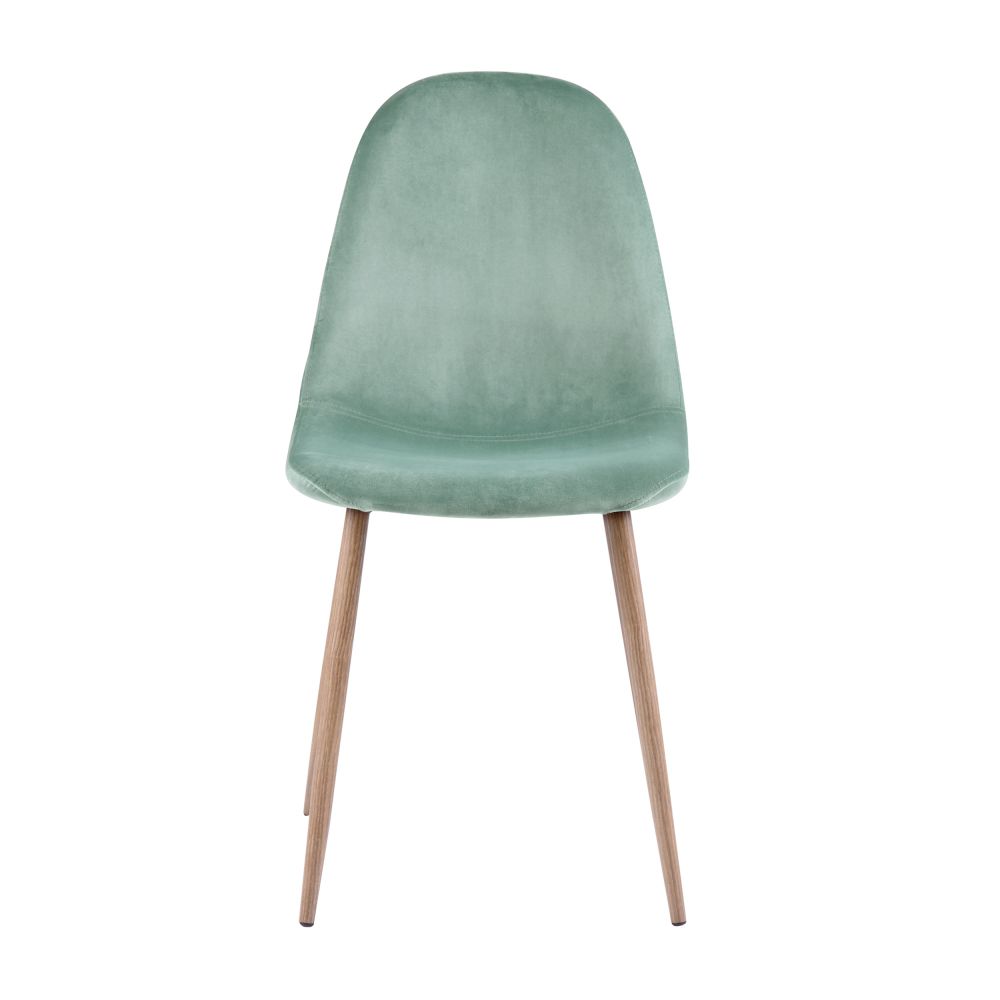 acheter chaise design velours vert d eau