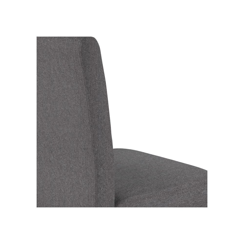 acheter chaise havane tissu gris fonce et pieds en bois d hevea lot de 2