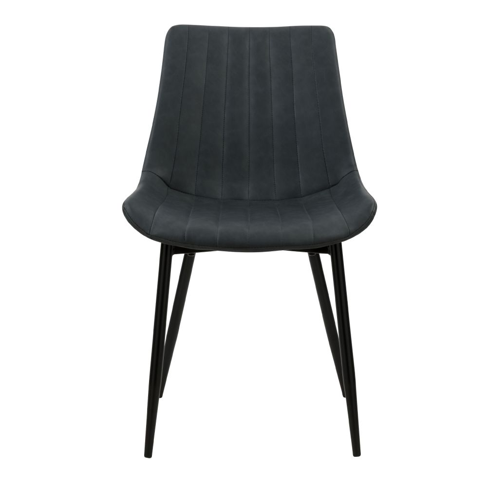 acheter chaise vintage gris fonce design