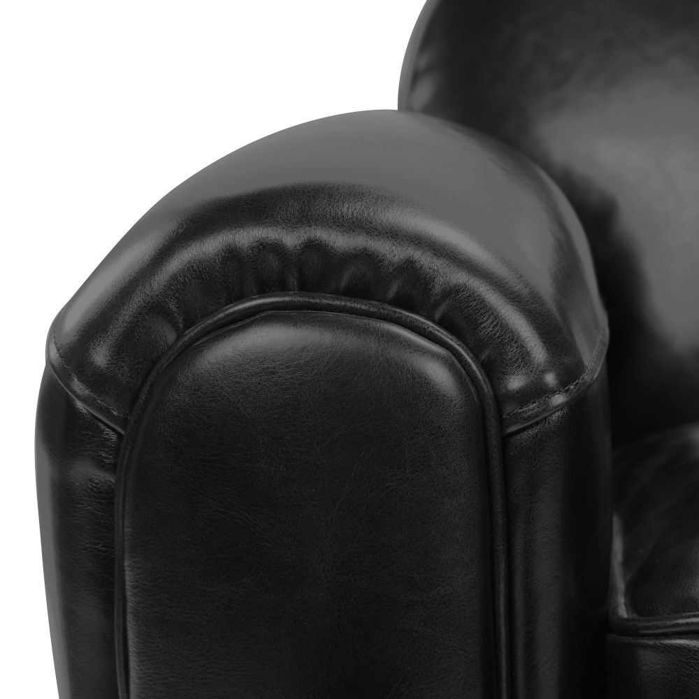 acheter fauteuil cuir noir club confort