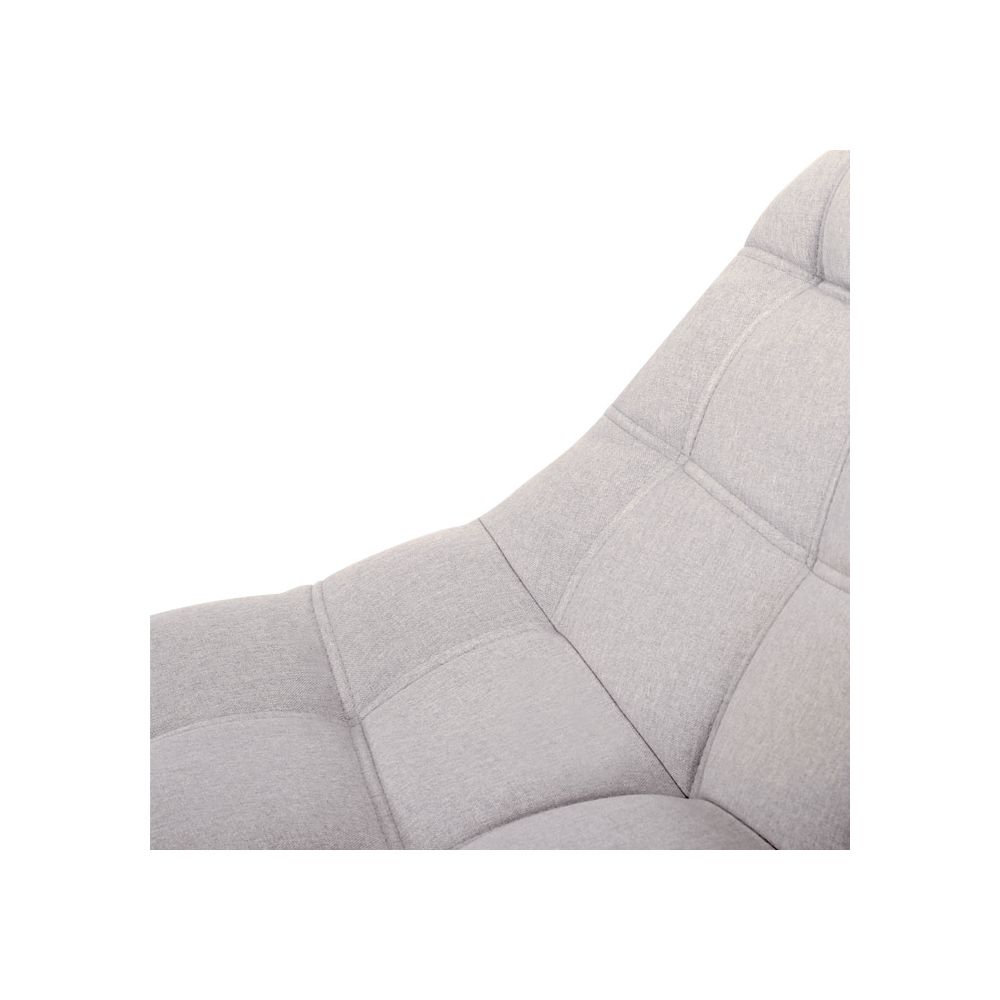 acheter fauteuil gris tissu pieds bois