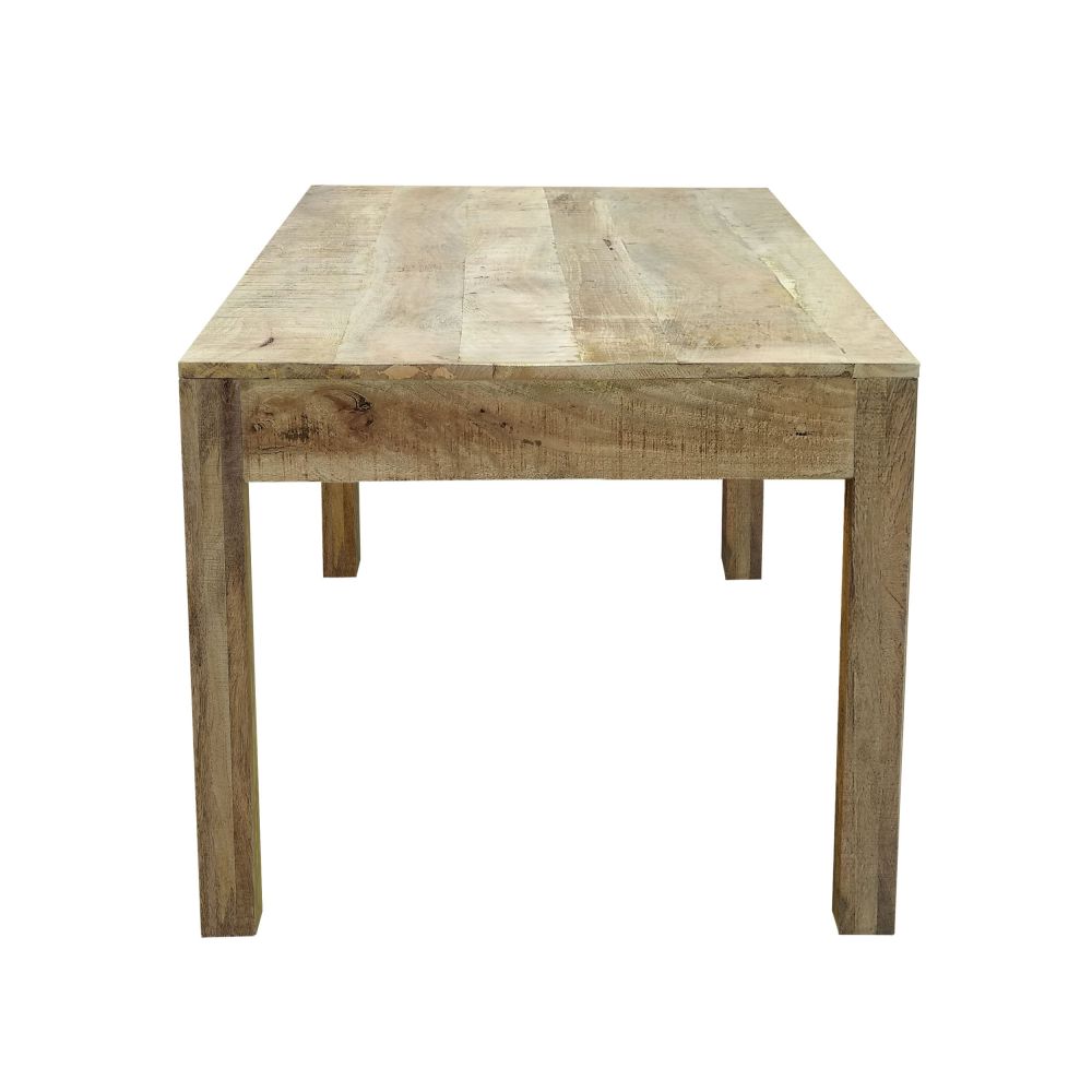 acheter table 6 personne en bois sculte