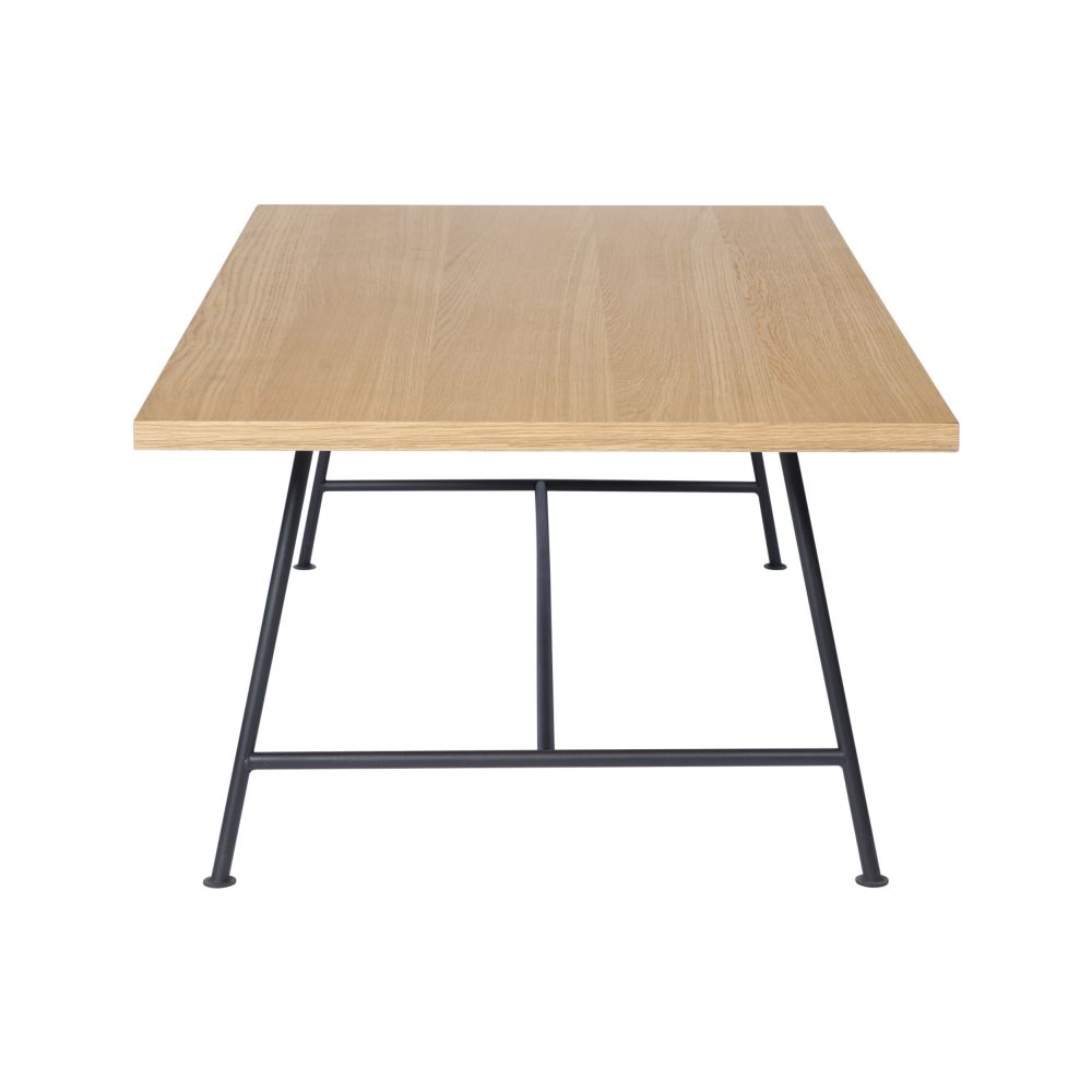 acheter table basse en bois clair et metal