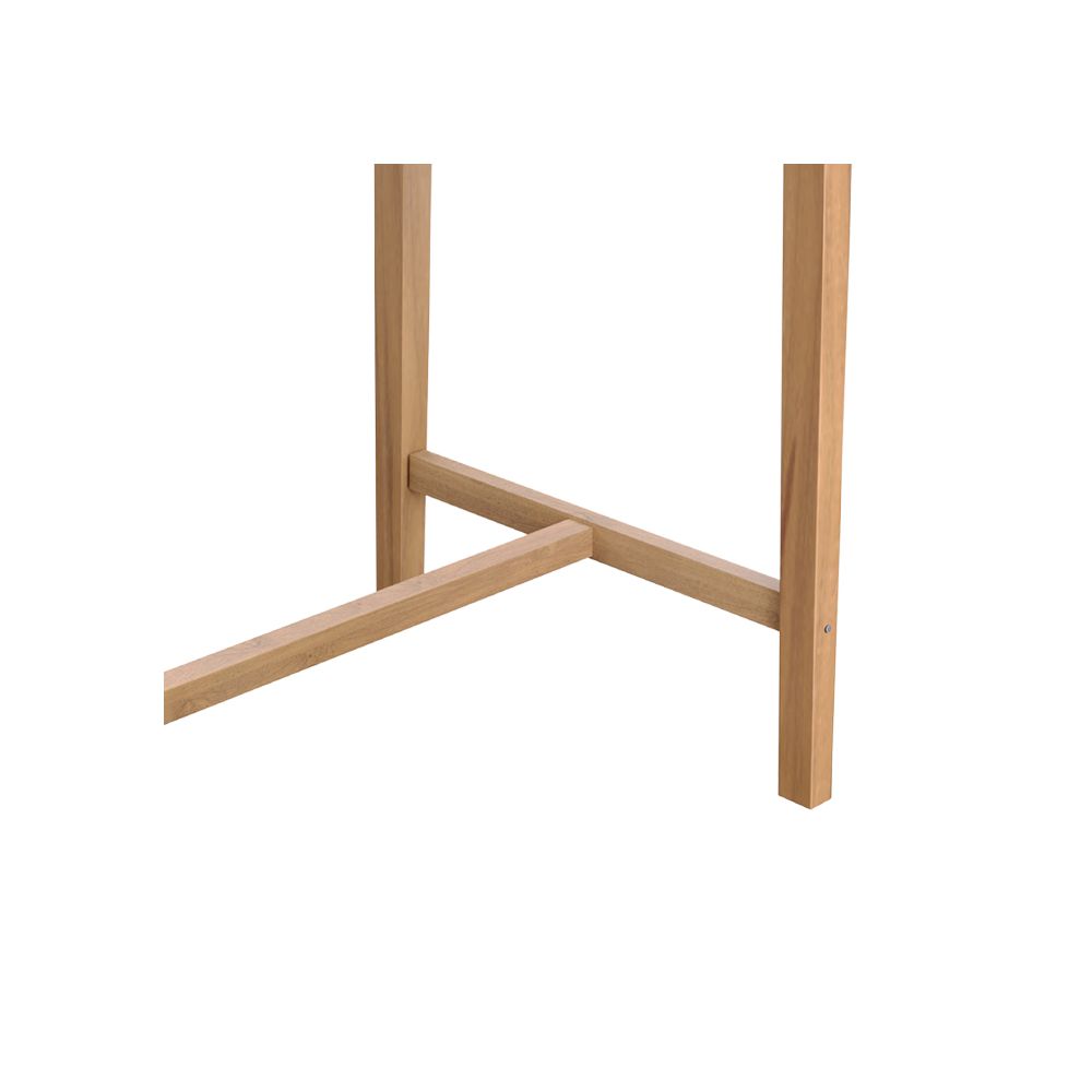 acheter table de bar exterieur rectangulaire 120 cm bois teck massif