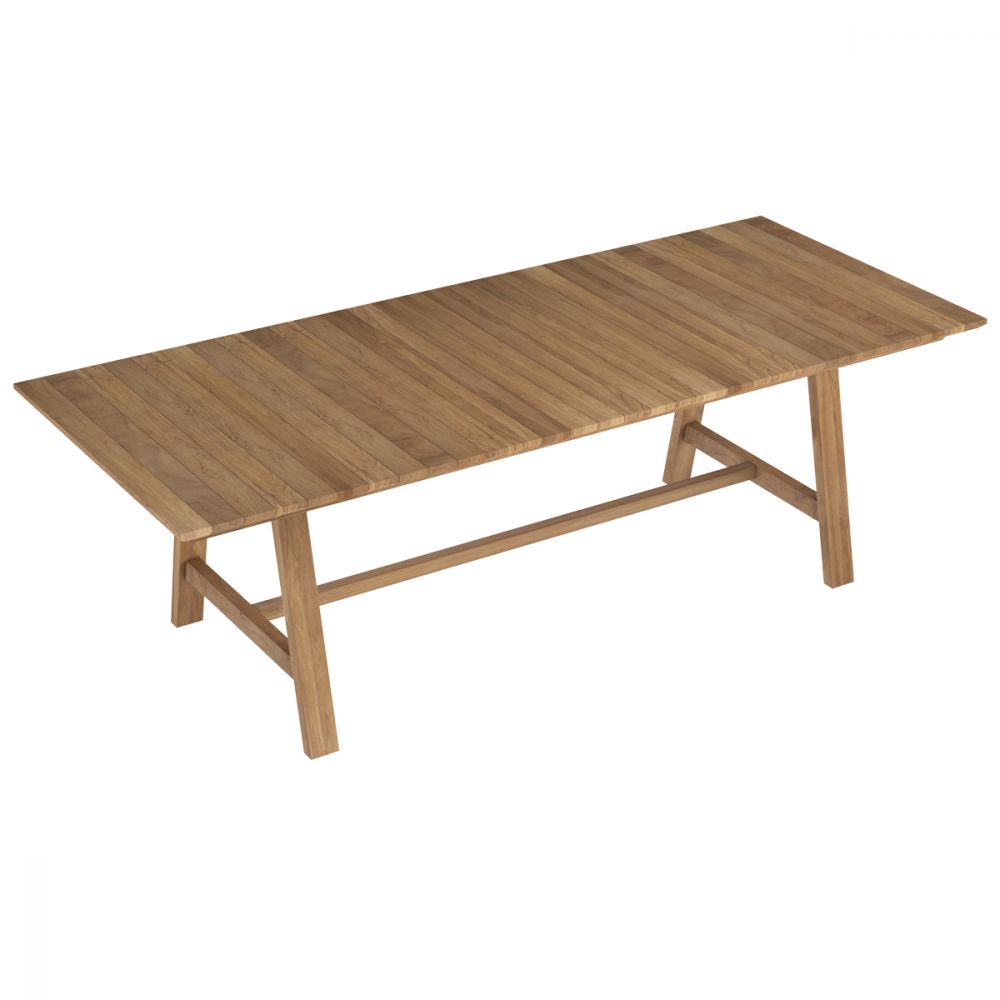 comprar mesa de jardín budi 240 cm de madera maciza de teca