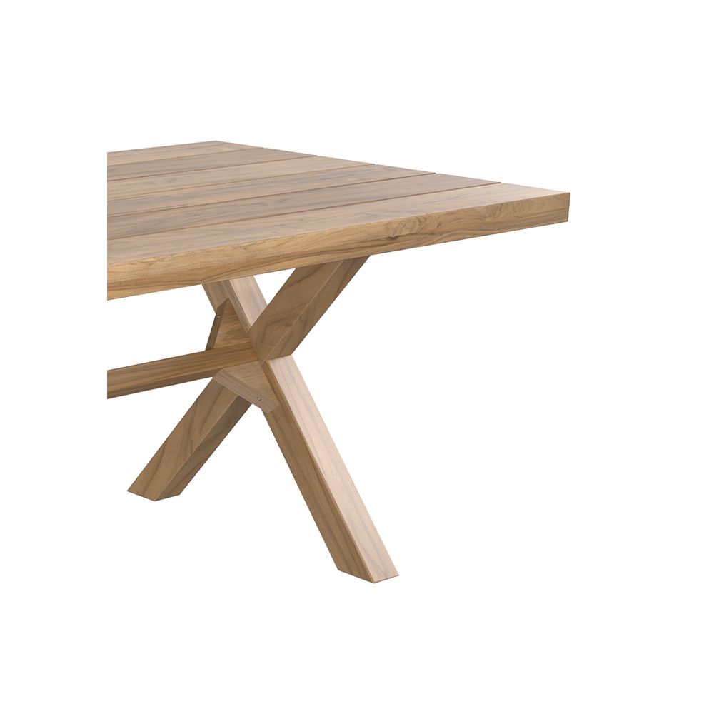 acheter table de jardin en bois de teck massif