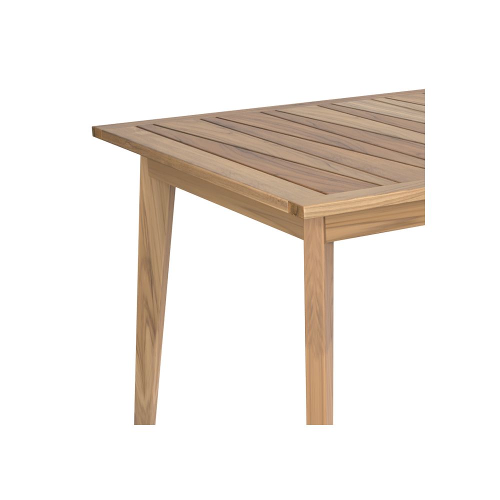 acheter table de jardin extensible en bois de teck massif