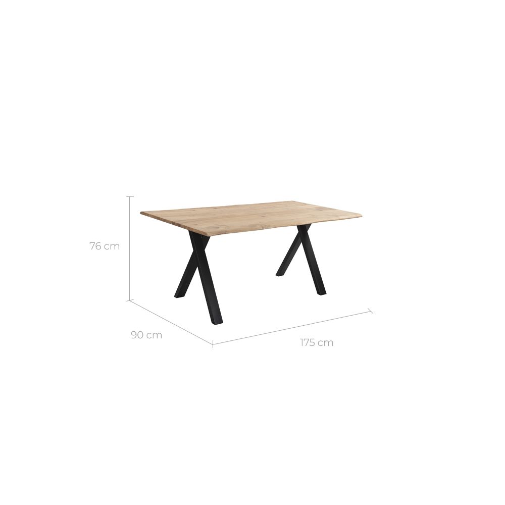 acheter table rectangulaire en bois
