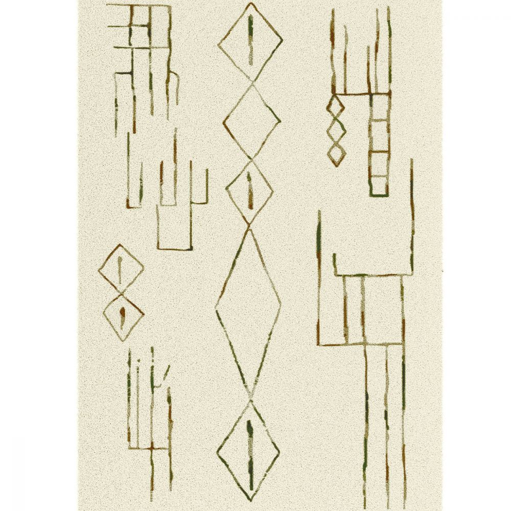 acheter tapis inka tisse a motif style berbere 120 cm 170 cm
