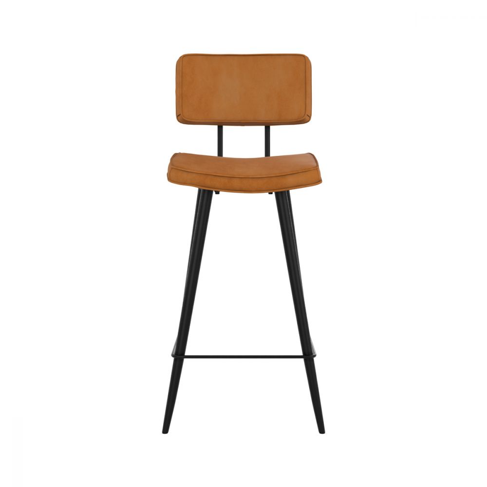 silla de bar camel con patas de metal texas