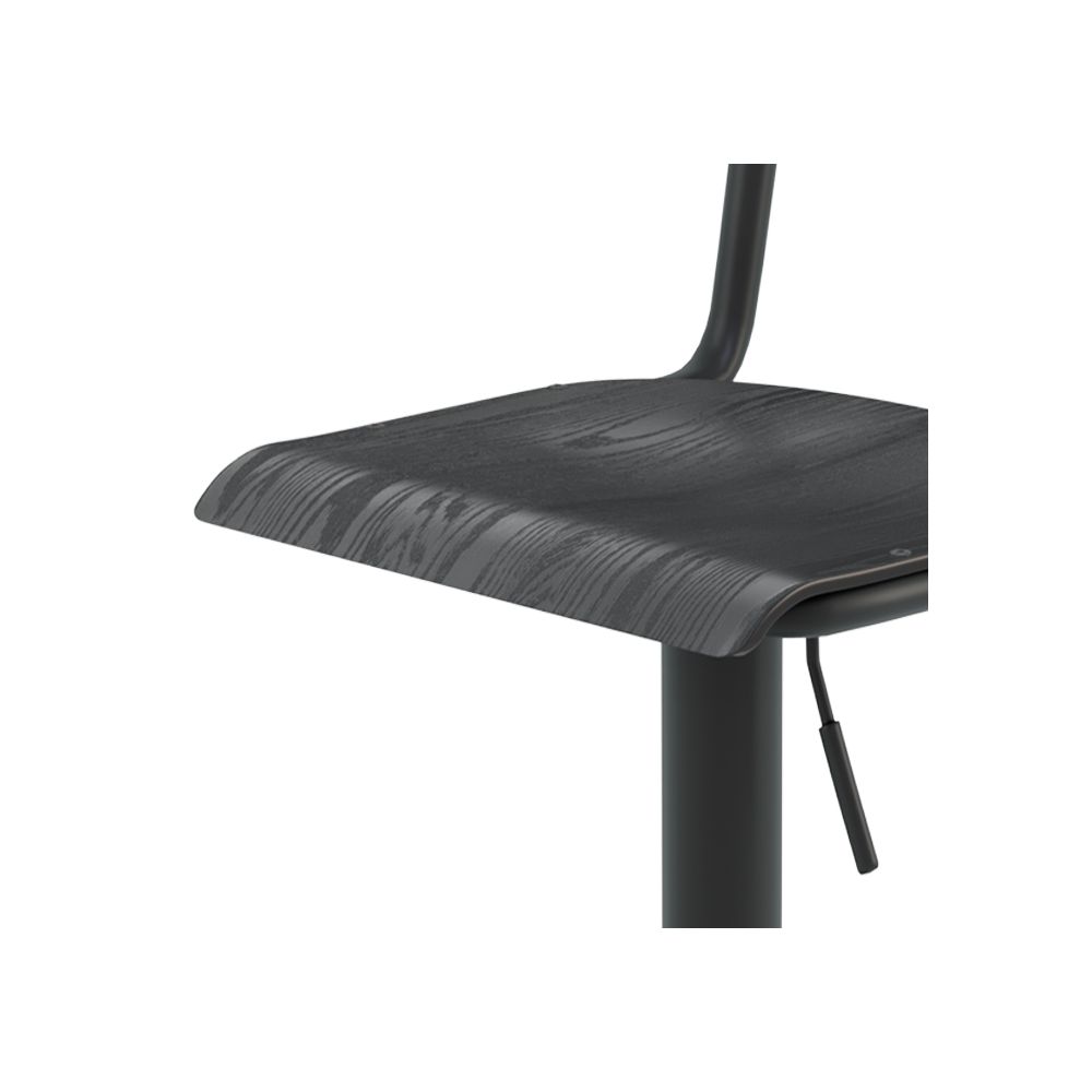 chaise de bar en hauteur 60 80 cm_noir