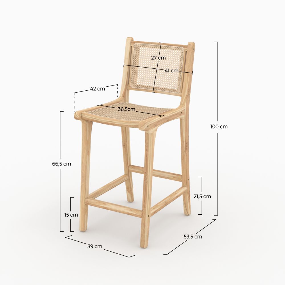 chaise pour ilot 66 cm kyla