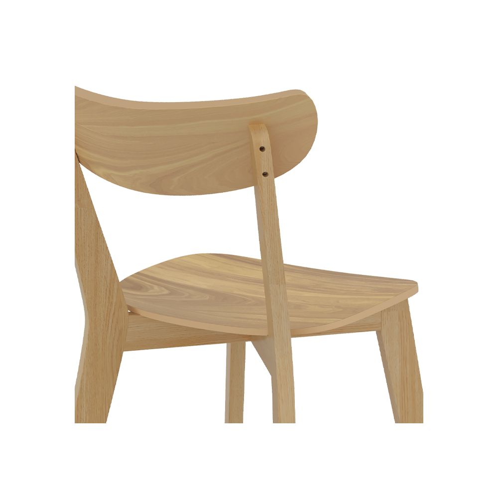 chaise scandinave bois clair tabata