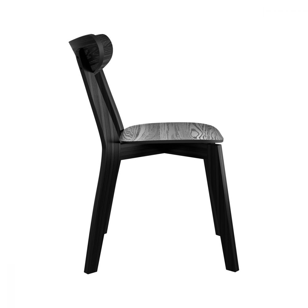chaise tabata en bois noir
