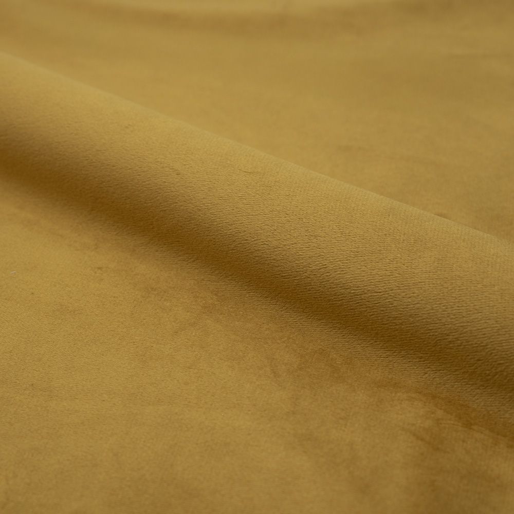 chaise vinni en velours jaune moutarde lot de 2 dossier haut