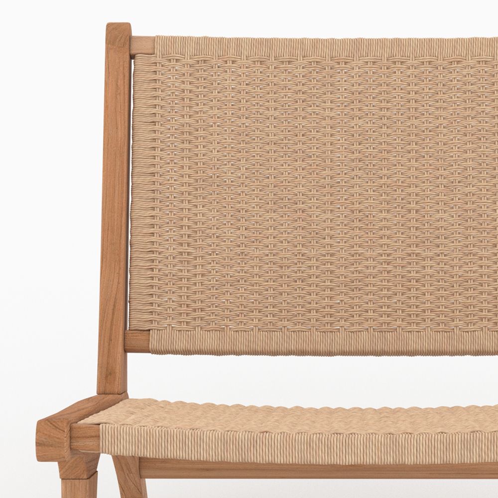 fauteuil kilka teck cordage en loom