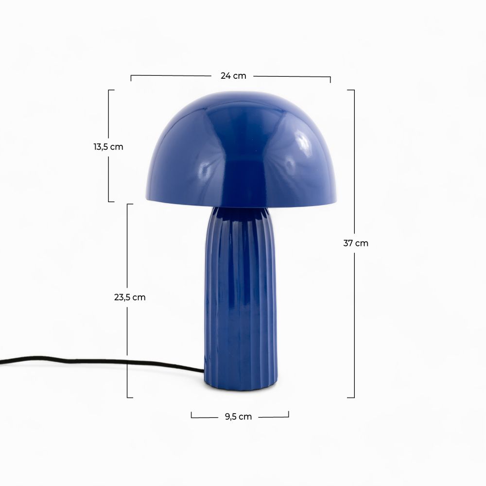 lampe en metal joy bleu fonce