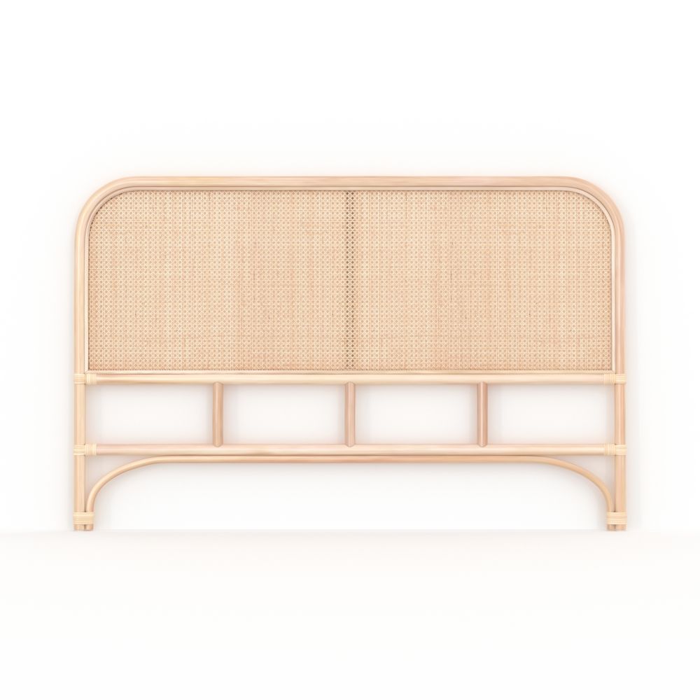 lit grace tete rotin cannage 140cm rdv deco