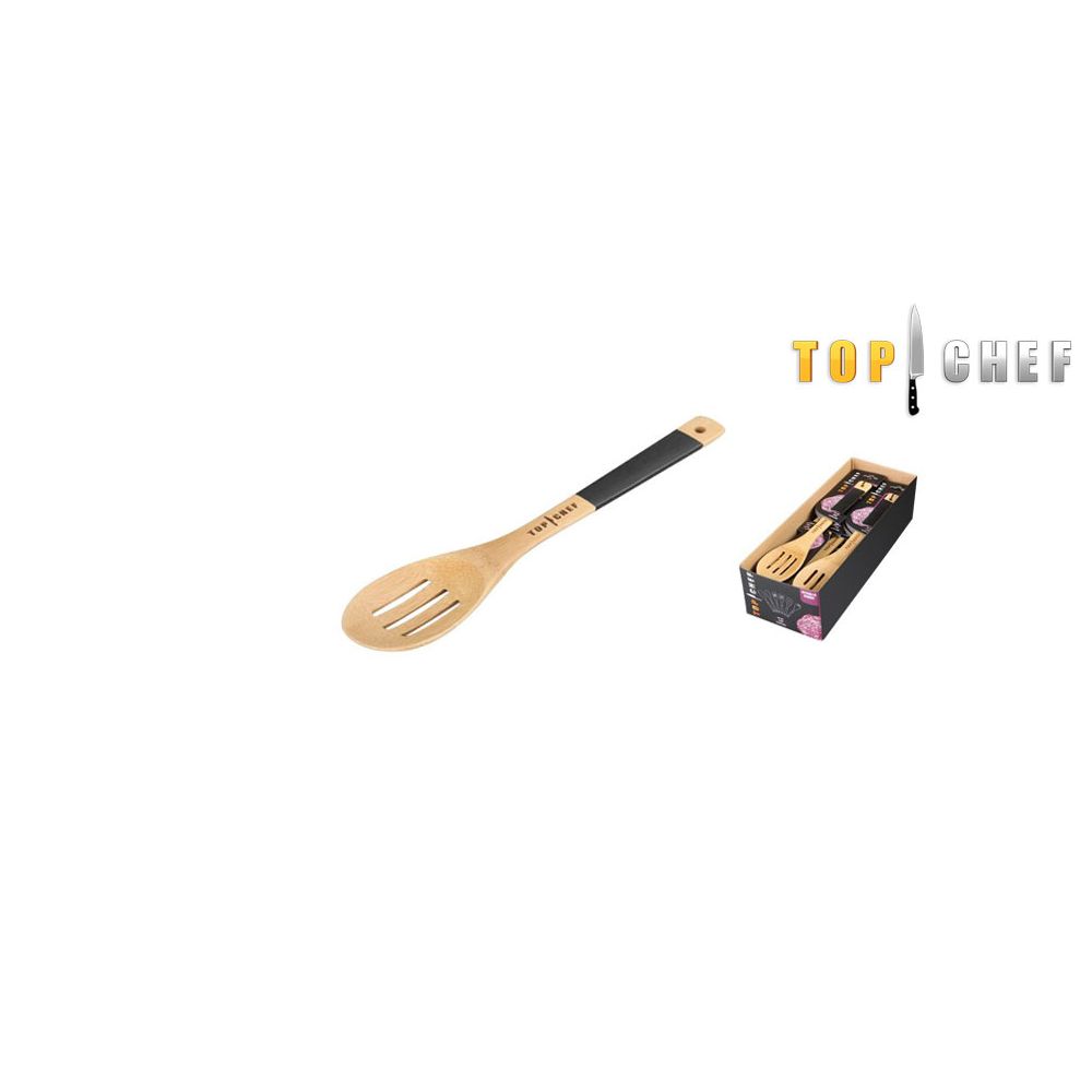 lot ustensiles bambou noir top chef pas cher