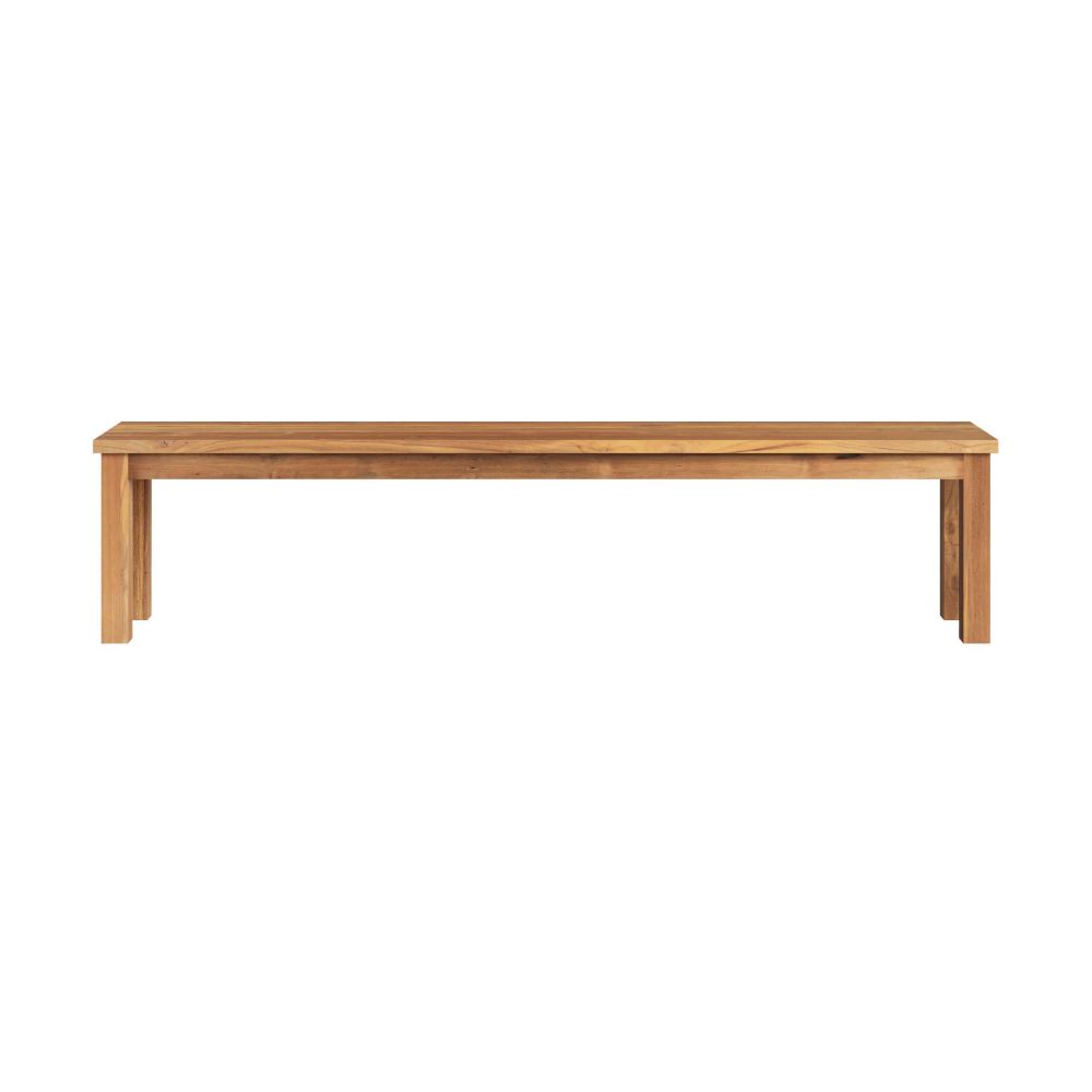 memo banc en bois de teck recycle 200 cm
