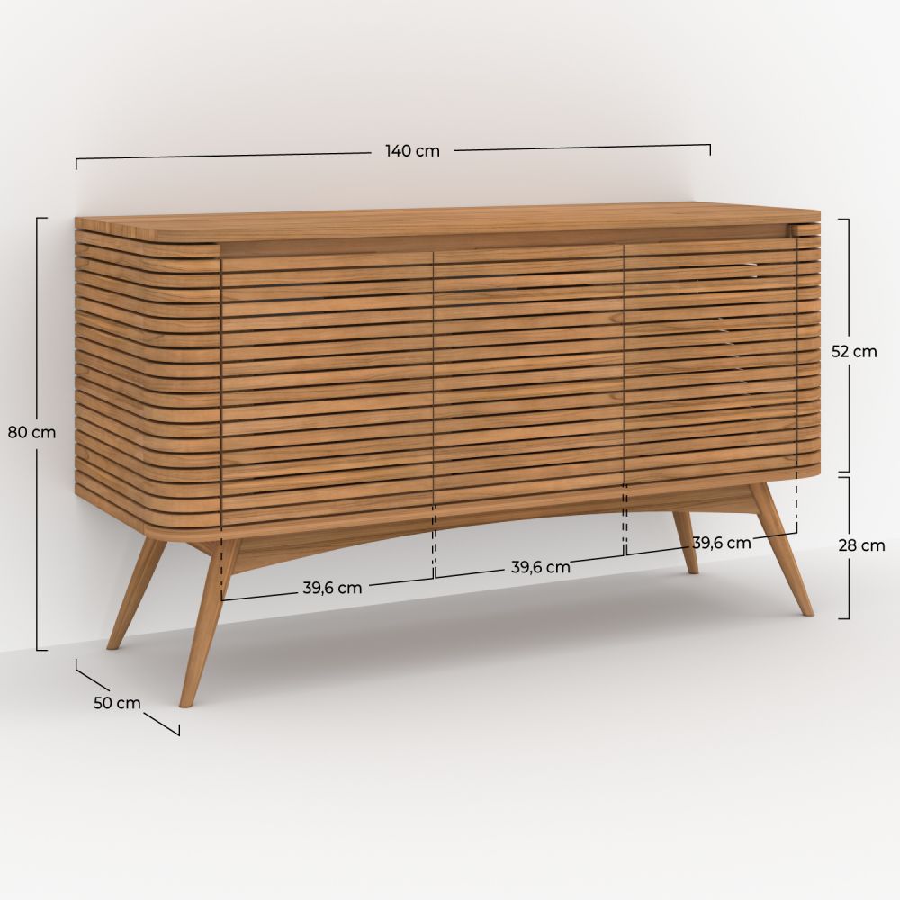 meuble teck auguste salle de bain nature