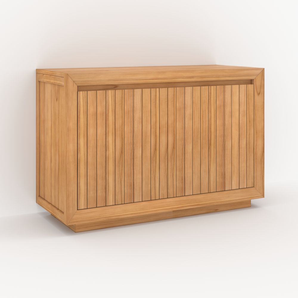 pernelle meuble de salle de bain en bois de teck 120 cm