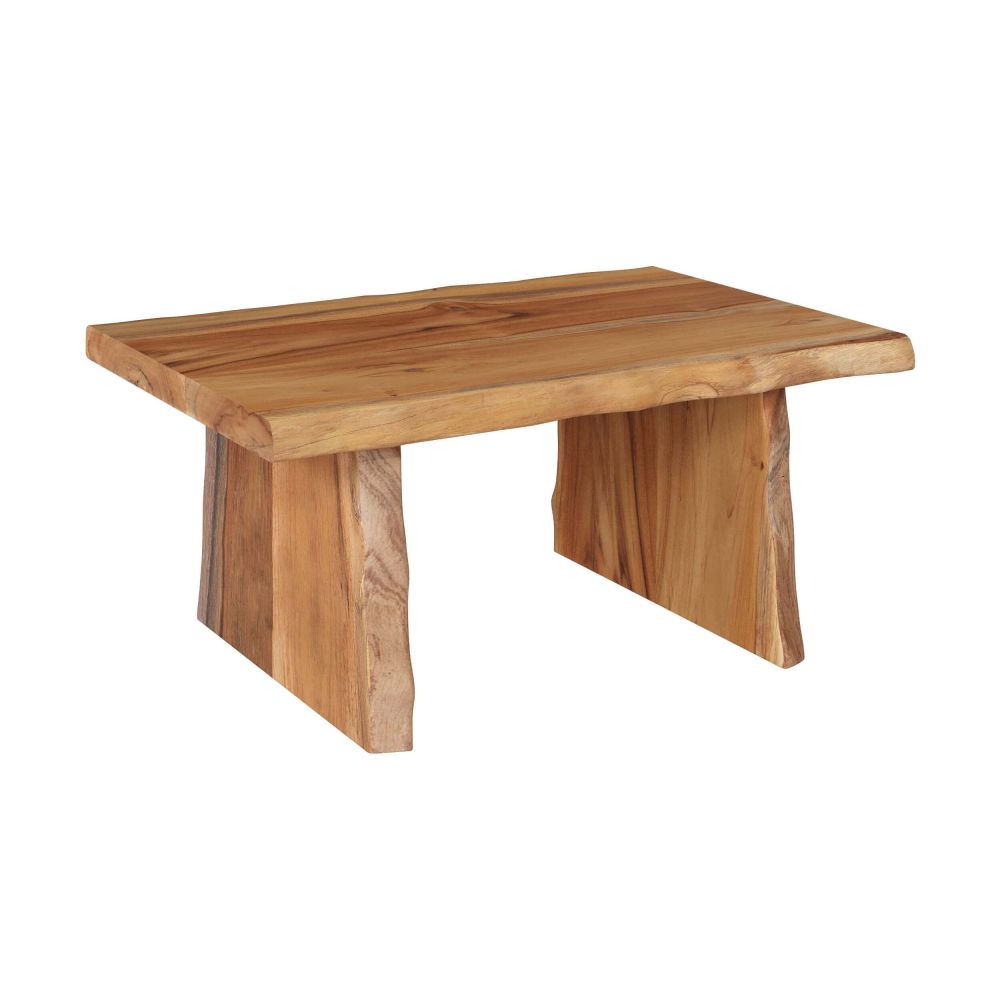 suzy table basse en bois de teck recycle