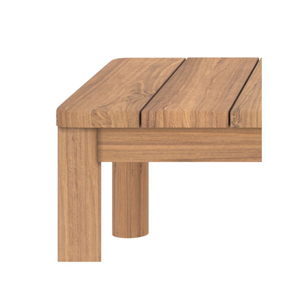 table basse de jardin bakole en bois de teck massif
