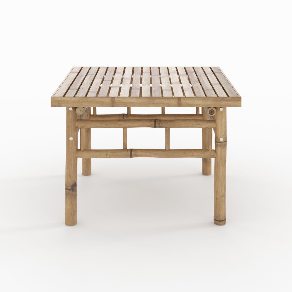 table basse de jardin en bambou vadella