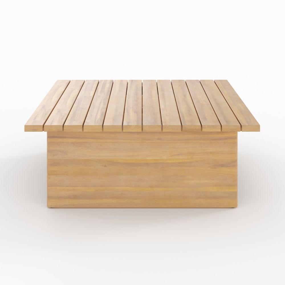 table basse de jardin seya en bois acacia exterieur