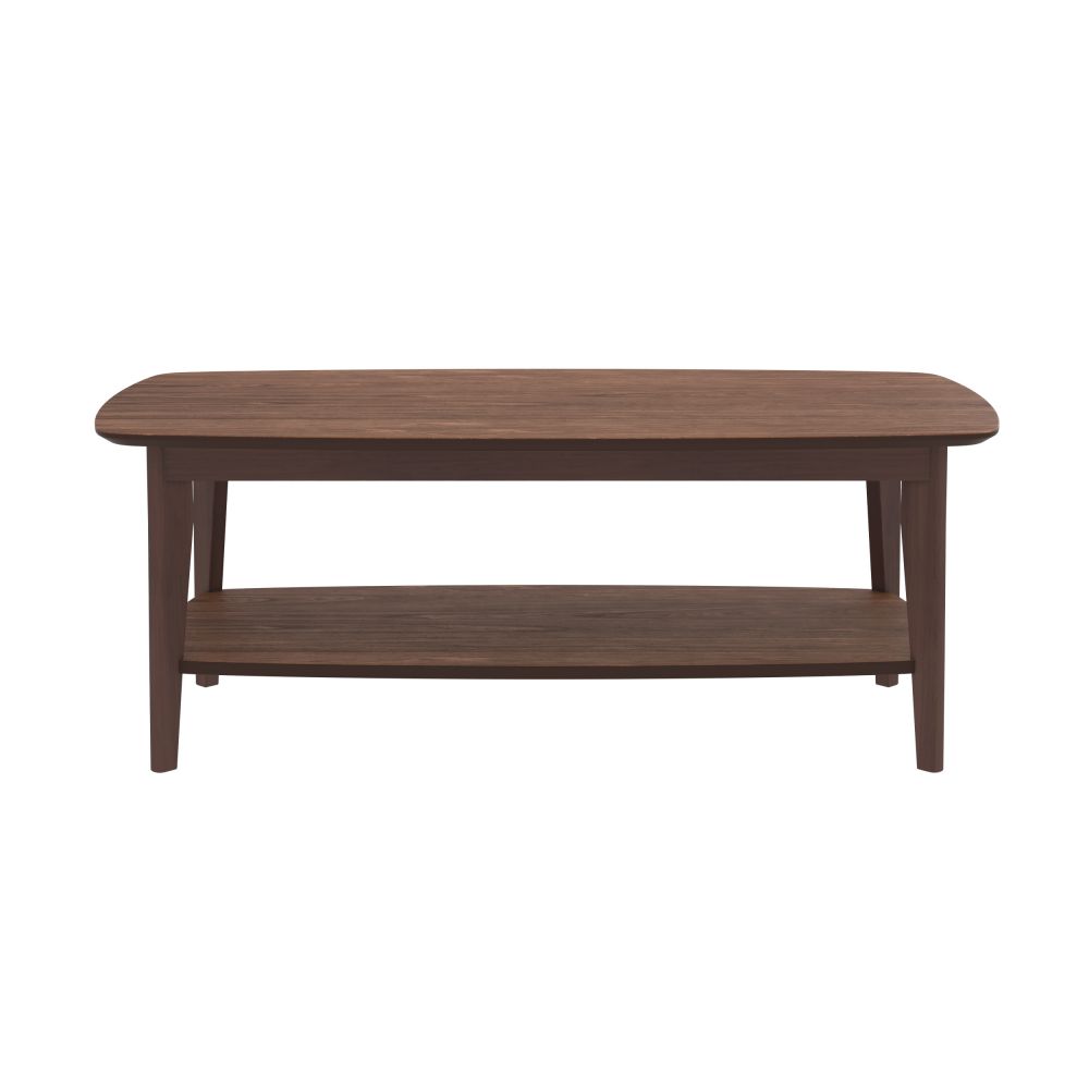 table basse en bois fonce rectangulaire 120 cm